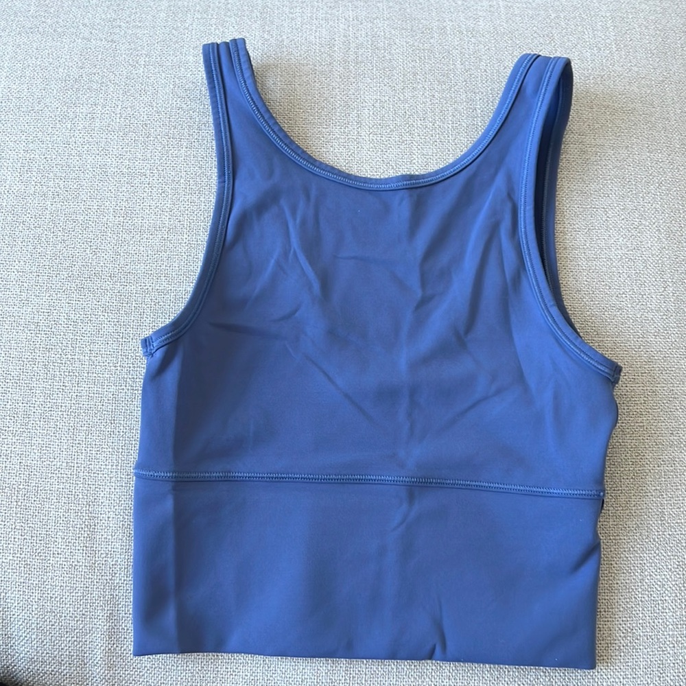 Lulu lemon blue tank top